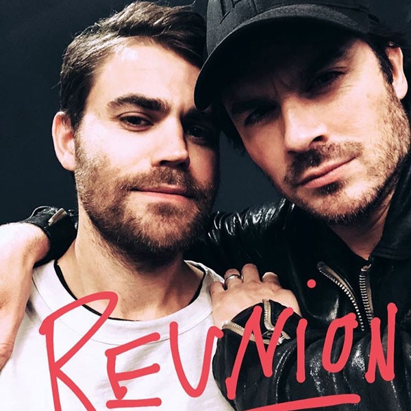 Ian Somerhalder and Paul Wesley Have Vampire Diaries Reunion