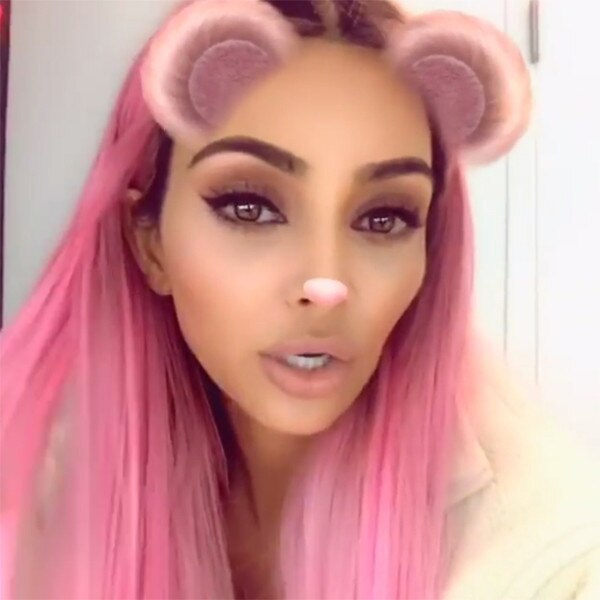 Kim Kardashian, Pink Hair