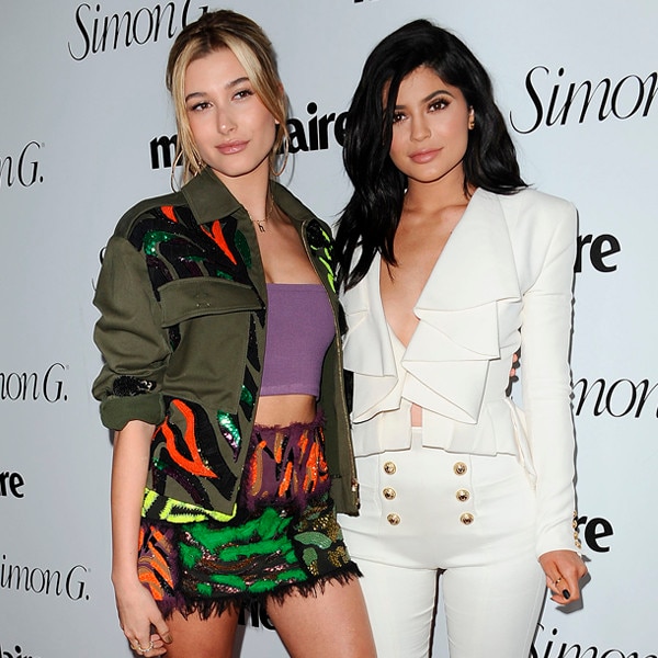 Hailey Baldwin, Kylie Jenner Hailey Baldwin, Kylie Jenner