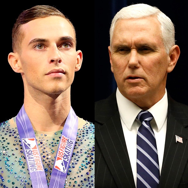 Mike Pence Tweets Figure Skater Adam Rippon After Meeting Rejection