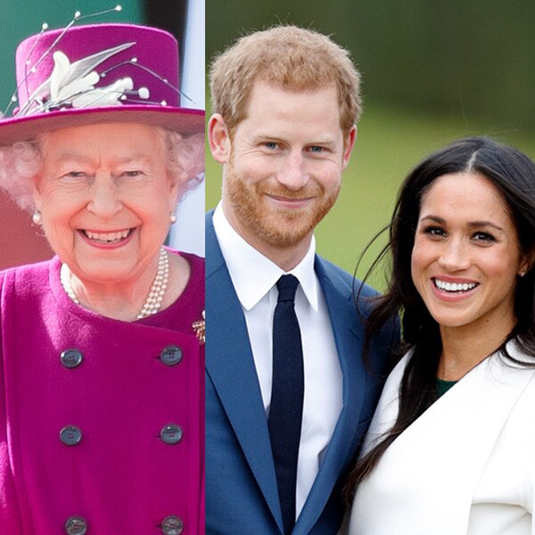 Queen Elizabeth, Meghan Markle, Prince Harry