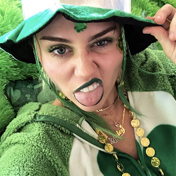 Miley Cyrus, St Patrick's Day 2018