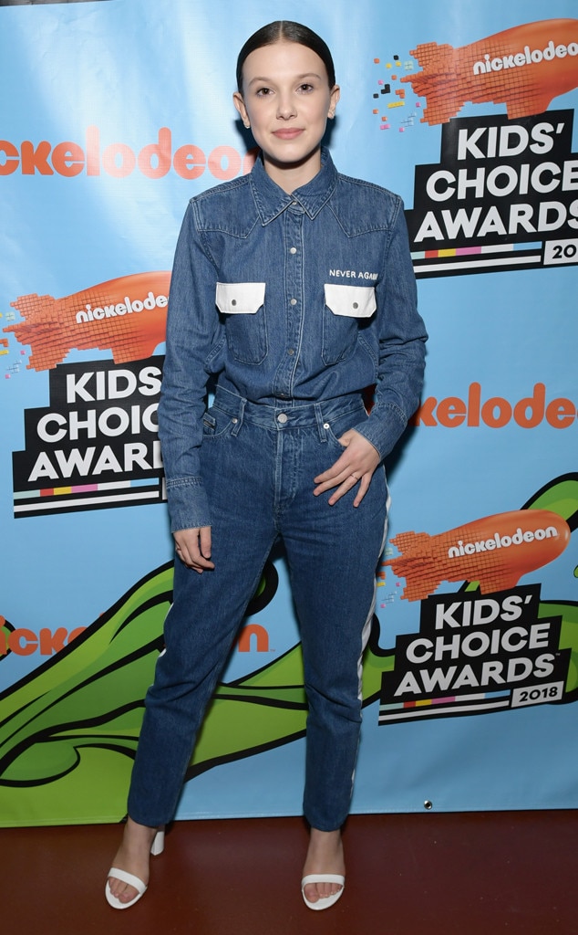 Millie Bobby Brown, Nickelodeon Kids Choice Awards 2018