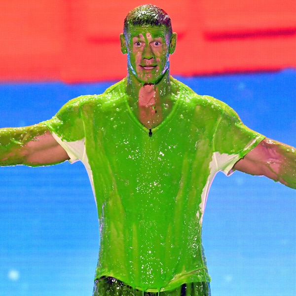 John Cena Among Stars Who Got Slimed at Kids' Choice Awards