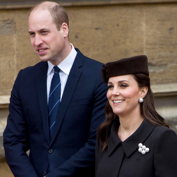 Pregnant Kate Middleton Attends Easter Service Days Before Due Date