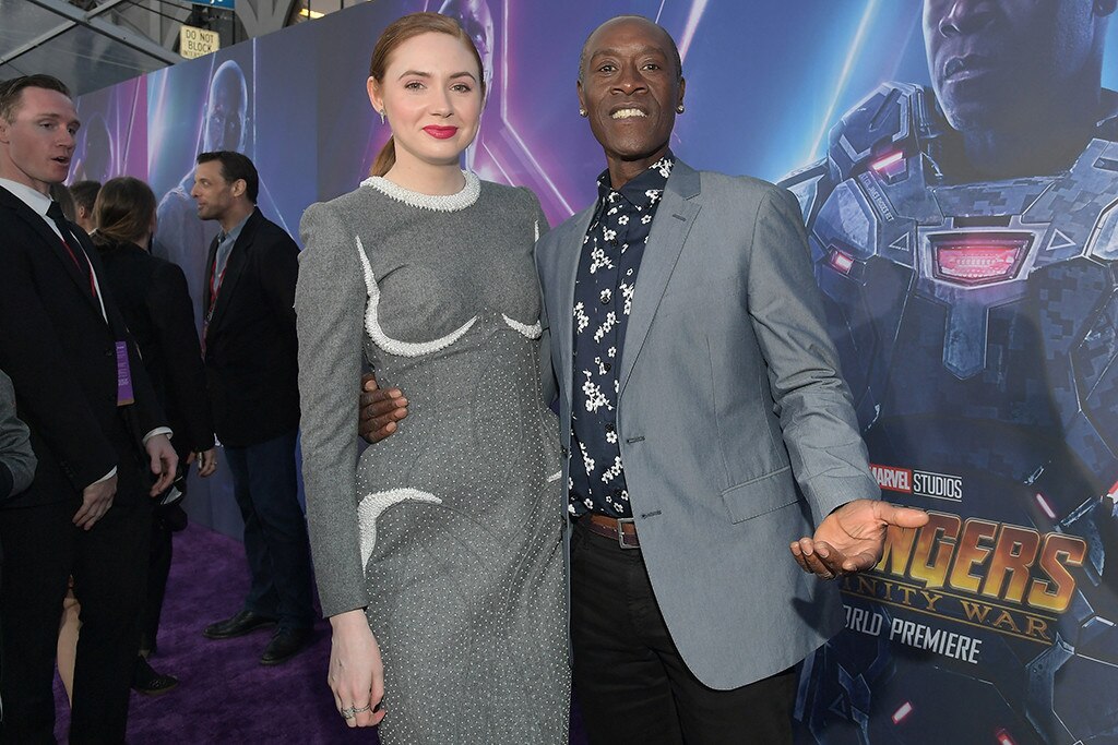 Karen Gillan & Don Cheadle (Hollywood) Karen Gillan & Don Cheadle (Hollywood)