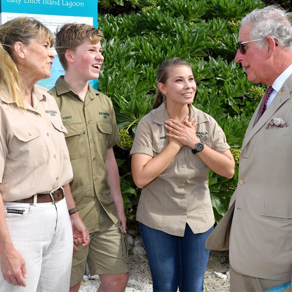 Terri Irwin, Bob Irwin, Bindi Irwin, Prince Charles