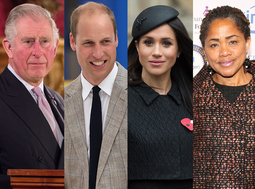 Prince Charles, Prince William, Meghan Markle, Doria Raglan Prince Charles, Prince William, Meghan Markle, Doria Raglan