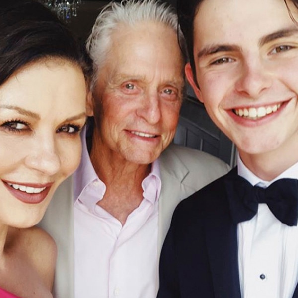 Catherine Zeta-Jones and Michael Douglas' Lookalike Son Goes to Prom