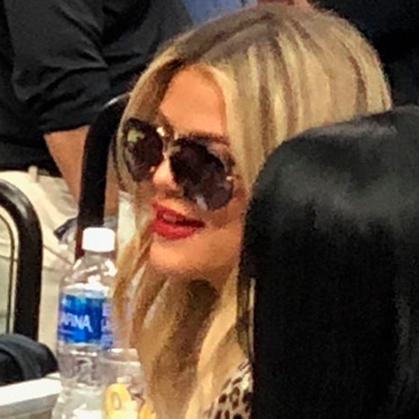 Khloe Kardashian Supports Tristan Thompson at Basketball Game