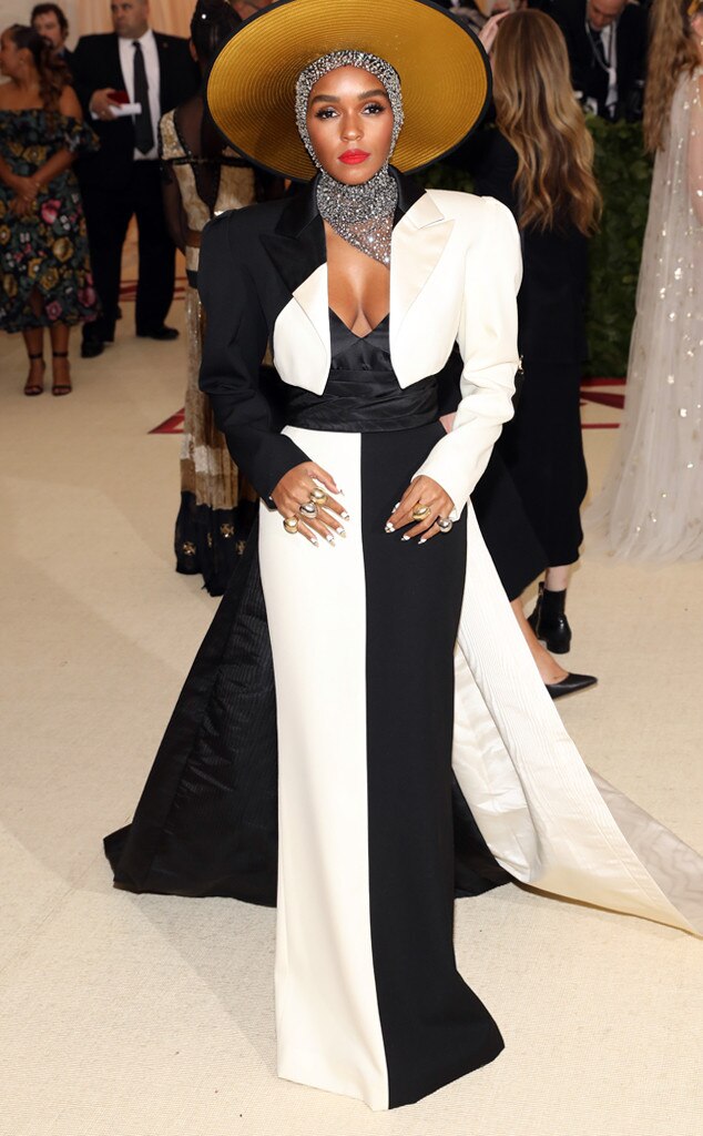 Janelle Monae, 2018 Met Gala, Red Carpet Fashions Janelle Monae, 2018 Met Gala, Red Carpet Fashions
