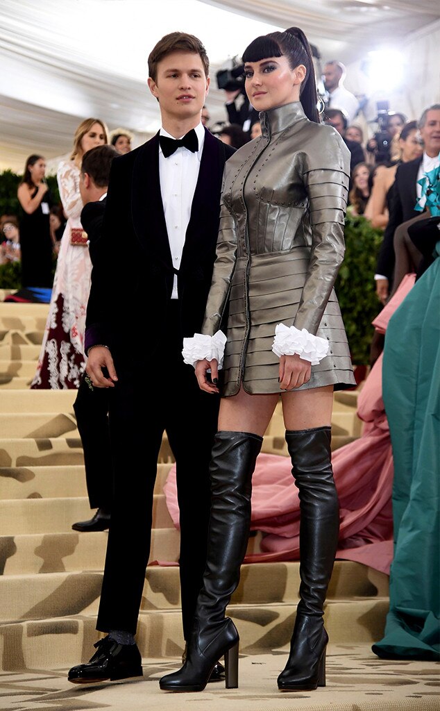 Ansel Elgort, Shailene Woodley, Met Gala, 2018 Ansel Elgort, Shailene Woodley, Met Gala, 2018