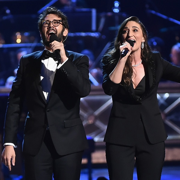 Josh Groban and Sara Bareilles Have Hilarious Duet in Tonys Opening