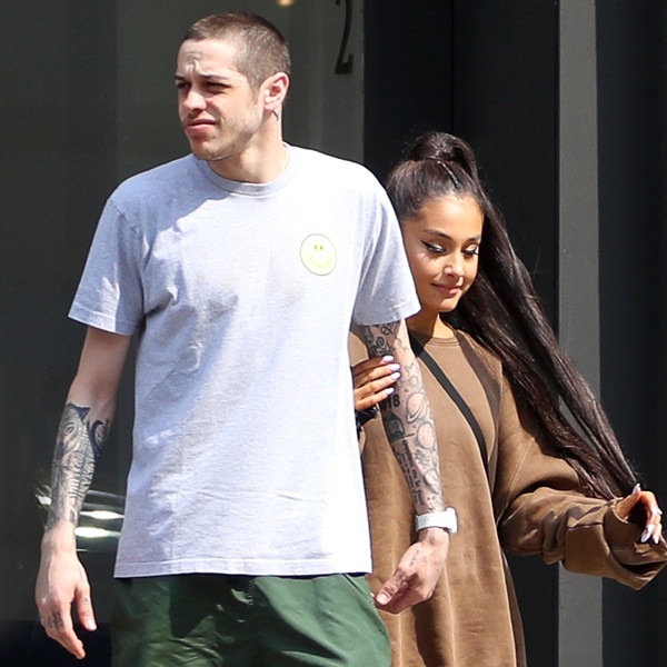 Ariana Grande & Pete Davidson Look Smitten While Furniture Shopping