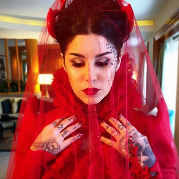 Kat Von D Celebrates Marriage to Leafar Seyer With Colorful Wedding