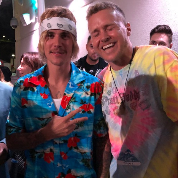 Spencer Pratt and His Crystal Pose With Justin Bieber