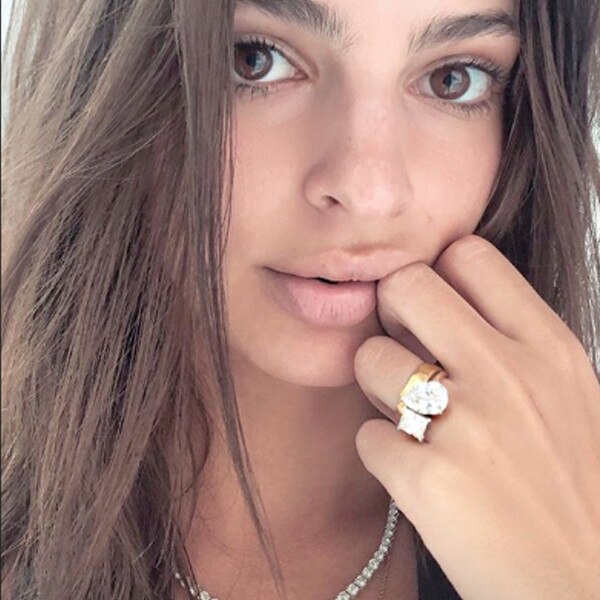 See Emily Ratajkowski's Massive Engagement Ring for the First Time