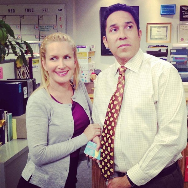 The Office's Angela and Oscar Recreate Show's Fire Drill Scene