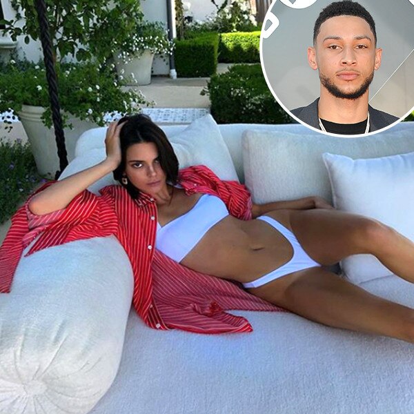 Kendall Jenner & Ben Simmons Cuddle Up at Khloe's July 4th Party