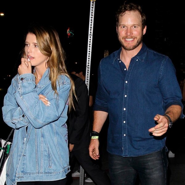 Chris Pratt and Katherine Schwarzenegger Were Twinning on Dinner Date