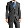 Banana Republic's Charcoal Wool Two-Button Suit