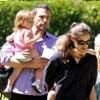 Ben Affleck, Jen Garner, Violet Affleck, Seraphina Affleck