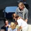 Brad Pitt, Shiloh, Zahara, Angelina Jolie 