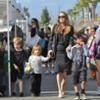 Angelina Jolie, Shiloh Pitt, Knox Pitt, Pax Pitt