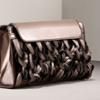 Isabel Knotted Metallic Clutch