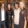 Randy Gerber, Cindy Crawford, Russell Simmons and Michael Michel 