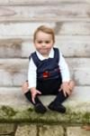 Príncipe George em suas fotos oficiais quando completou um ano Príncipe George em suas fotos oficiais quando completou um ano