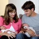 Mirka Federer, Roger Federer, Charlene Riva, Myla Rose