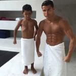 Cristiano Ronaldo & Cristiano Jr. Cristiano Ronaldo & Cristiano Jr.