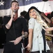 Adam Levine, Maroon 5, Christina Aguilera