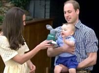 Príncipe Wiiliam, Kate Middleton e príncipe George Príncipe Wiiliam, Kate Middleton e príncipe George