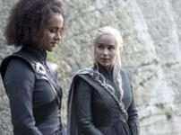 Missandei (Nathalie Emmanuel) & Daenerys Targaryen (Emilia Clarke) Missandei (Nathalie Emmanuel) & Daenerys Targaryen (Emilia Clarke)