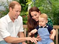 Príncipe Wiiliam, Kate Middleton e príncipe George Príncipe Wiiliam, Kate Middleton e príncipe George