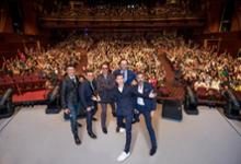 Anthony Russo, Joe Russo, Robert Downey Jr., Tom Holland, Tom Hiddleston & Mark Ruffalo (Shanghai) Anthony Russo, Joe Russo, Robert Downey Jr., Tom Holland, Tom Hiddleston & Mark Ruffalo (Shanghai)