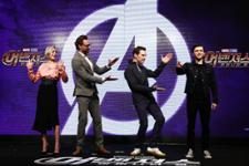 Pom Klementieff, Tom Hiddleston, Benedict Cumberbatch & Tom Holland (Seoul) Pom Klementieff, Tom Hiddleston, Benedict Cumberbatch & Tom Holland (Seoul)