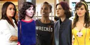 Melhor atriz em série de comédia: Rachel Brosnahan ou Frankie Shaw Melhor atriz em série de comédia: Rachel Brosnahan ou Frankie Shaw