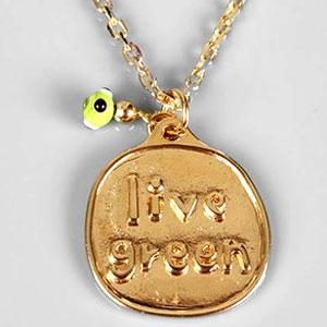 iLuck "Live Green" necklace