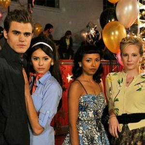 Paul Wesley, Nina Dobrev, Katerina Graham, Candice Accola, Vampire Diaries