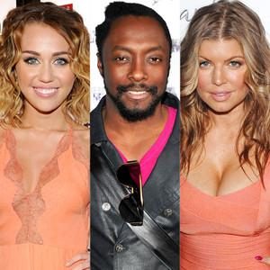 Miley Cyrus, Will.i.am, Fergie
