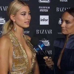 Hailey Baldwin Spills on Style at NYFW 2017