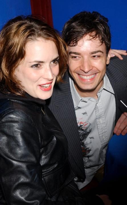 Winona Ryder & Jimmy Fallon Winona Ryder & Jimmy Fallon