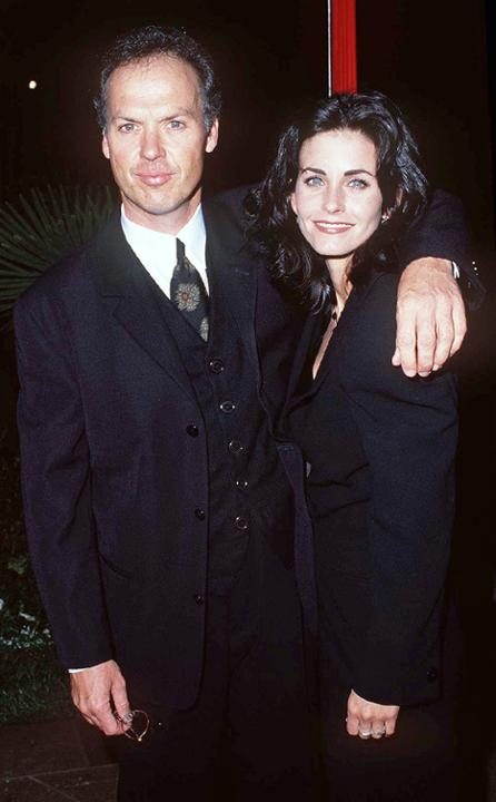 Michael Keaton & Courteney Cox Michael Keaton & Courteney Cox
