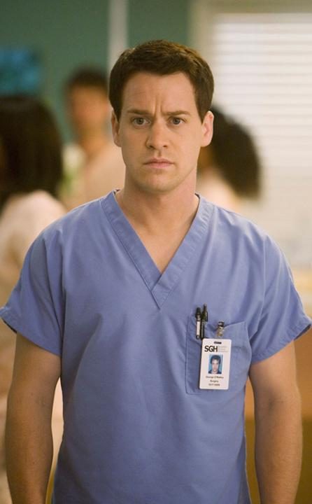 T.R. Knight como George O'Malley em Grey's Anatomy T.R. Knight como George O'Malley em Grey's Anatomy