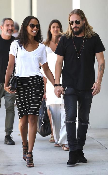 Zoe Saldana & Marco Perego Zoe Saldana & Marco Perego