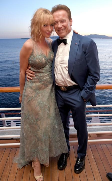 Uma Thurman & Arnold Schwarzenegger Uma Thurman & Arnold Schwarzenegger