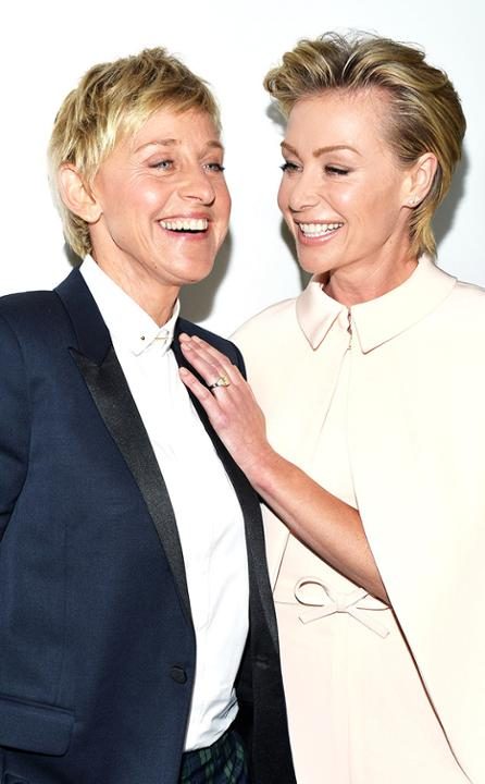 Ellen DeGeneres & Portia de Rossi Ellen DeGeneres & Portia de Rossi